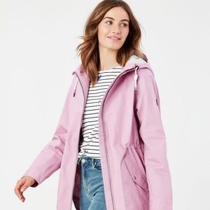 NWOT Joules Shoreside Rain Jacket in Sunset Pink ☔️
